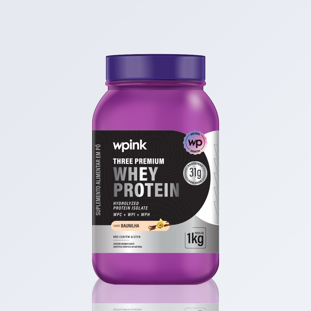 Three Premium Whey Protein Baunilha WP – 1 KG